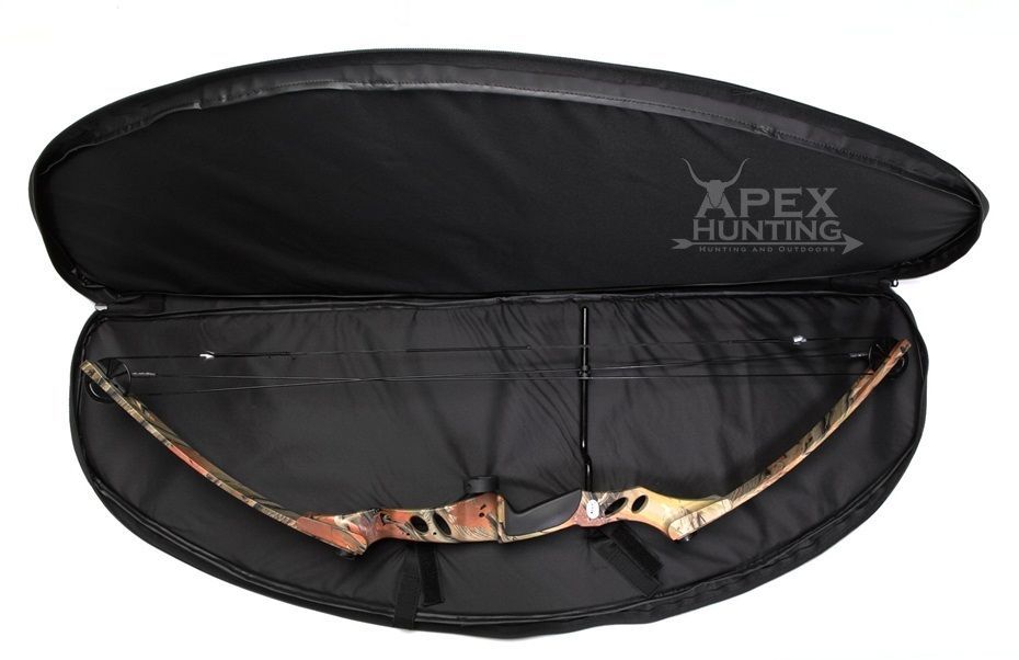NEW PADDED BOW BAG BLACK FOR COMPOUND BOW W/ ARROW HOLDER ARCHERY