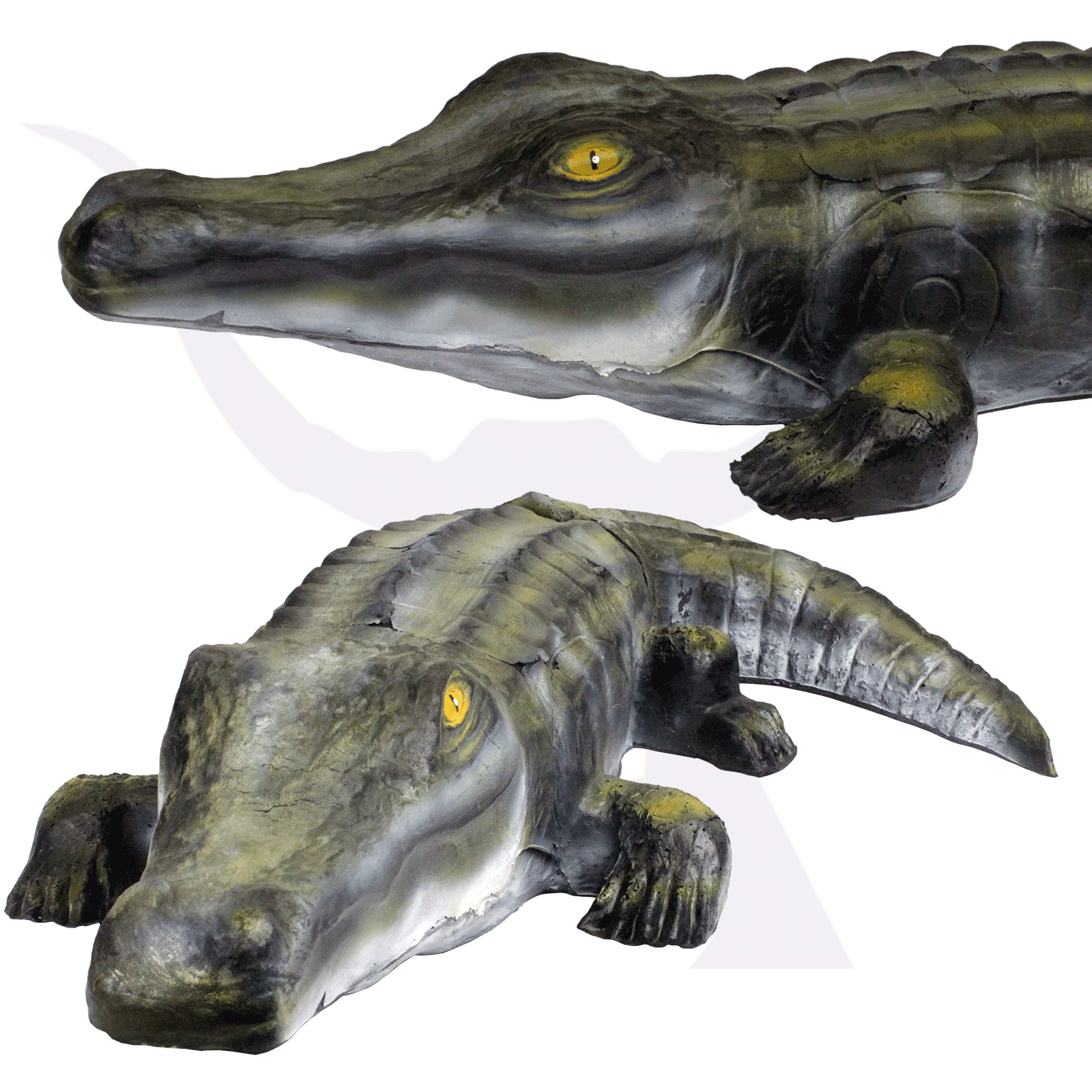 3D ANIMAL TARGET HIGH DENSITY SELF HEALING FOAM NEW ALLIGATOR MODEL