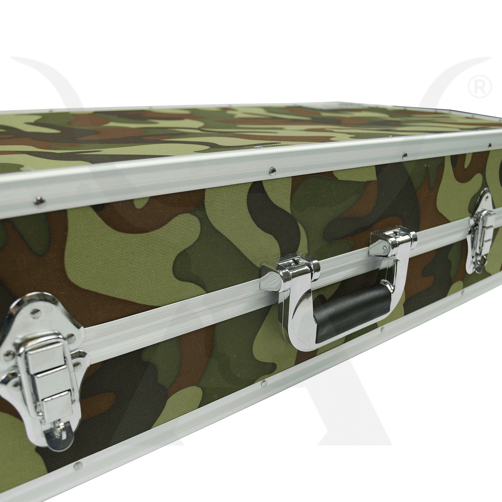 DELUXE HARD CAMO BOW CASE FOR COMPOUND BOW FULLY PADDED LOCKABLE
