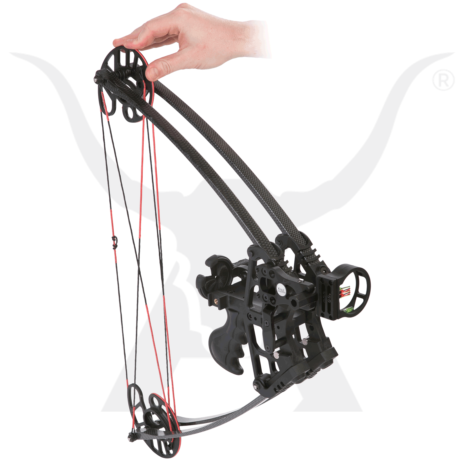 RTS ALIEN 3050lbs Triangle Compound Bow Apex Hunting Left Right Handed