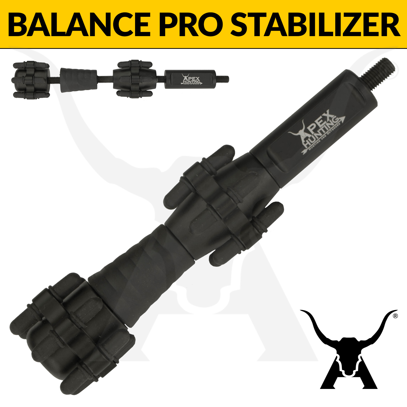 Apex Balance Pro Compound Bow Hunting Stabilizer