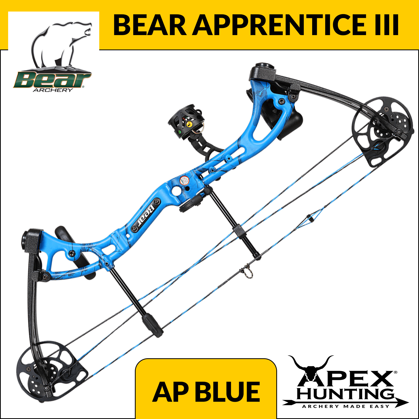 Bear Archery Apprentice III RTH Compound Bow Youth Hunting and