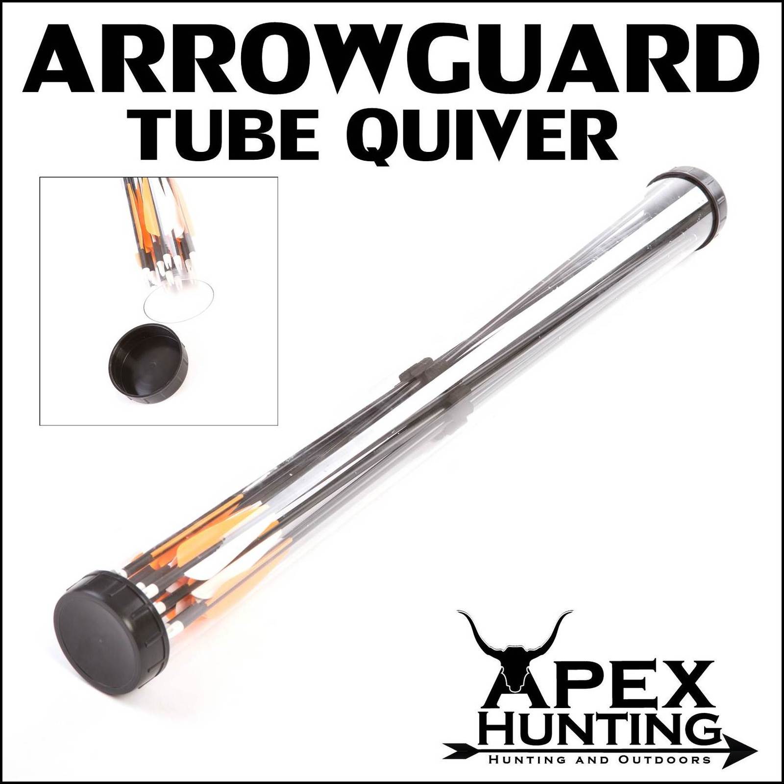 ARROWGUARD ARCHERY TUBE STYLE QUIVER FITS UP TO 31 INCH ARROWS
