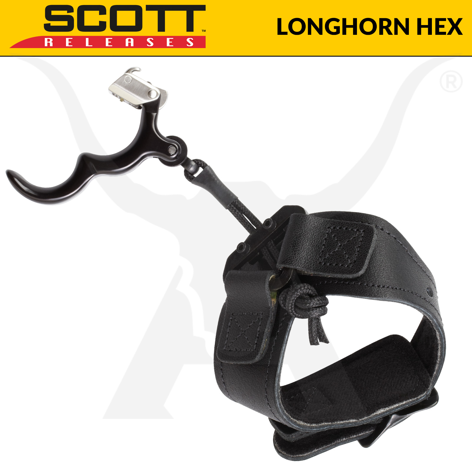 Longhorn Hex Back Tension Release Black