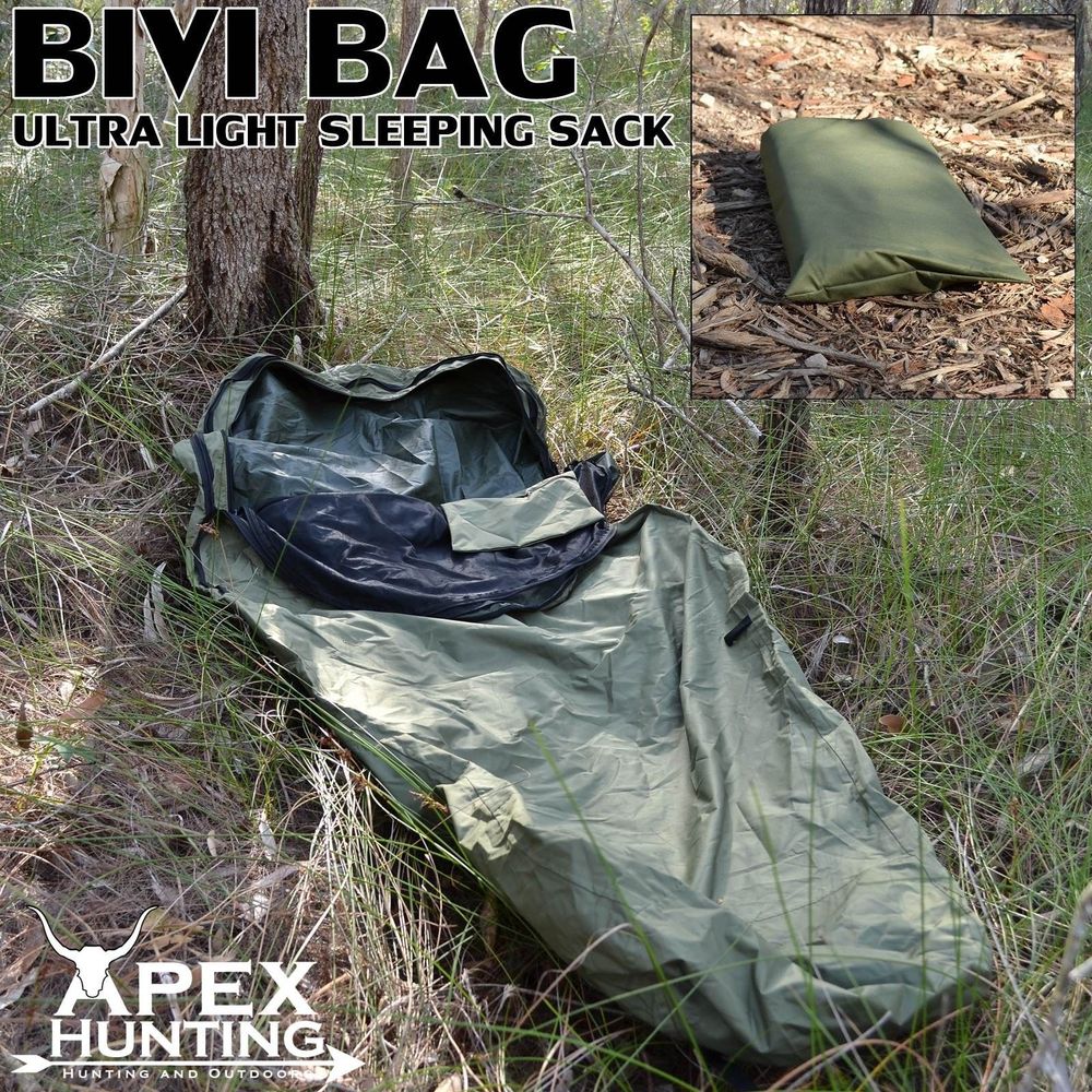 APEX HUNTING BIVI BAG ULTRA LIGHT SLEEPING SACK (BIVOUAC, BIVVY) FOR