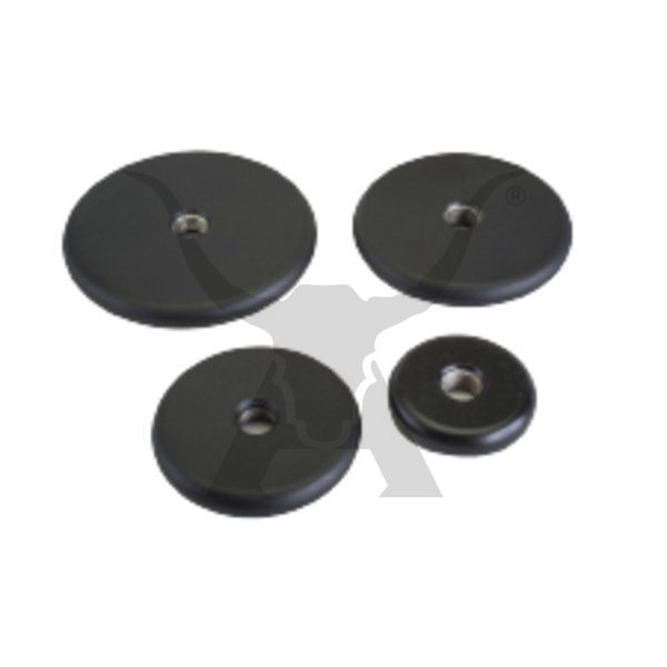 Shrewd Stainless Steel Flat Black Weight 0.25 Thick X 1.1 O.D.