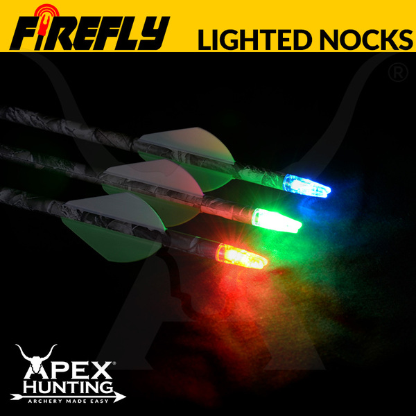 Apex Firefly - Lighted Nocks 3 Pack / Green / S
