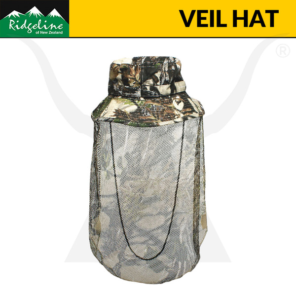 Ridgeline Cotton Veil Hat - Buffalo Camo