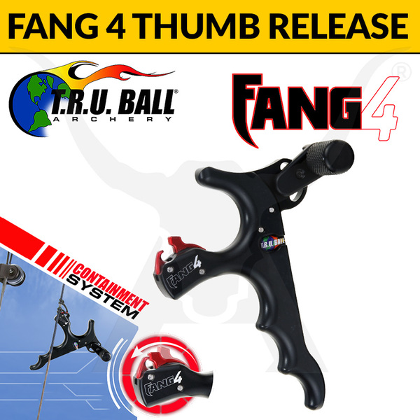 TRU Ball Fang 4 Release Aid - Black
