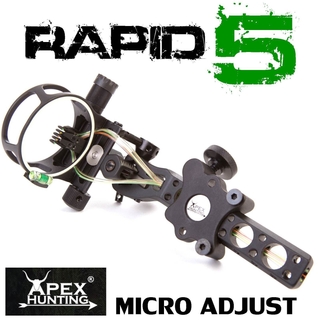 RAPID 5 - FIBRE OPTIC BOW SIGHT Black