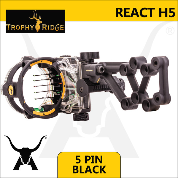 React H5 Bow Sight - Trophy Ridge Right Handed / Black