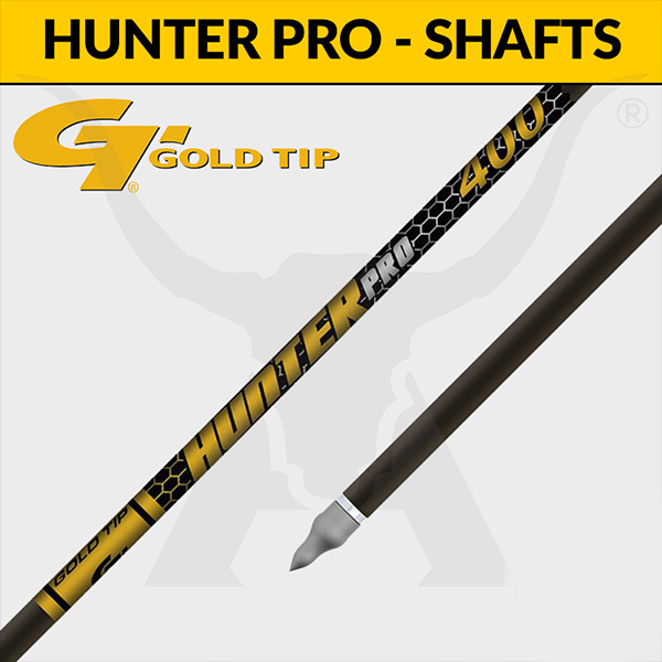 Gold Tip Hunter PRO Shafts - Carbon Arrows 12 Pack / 300