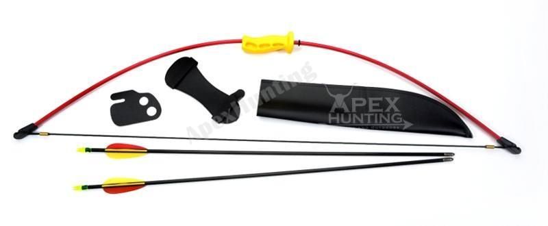 BRAND NEW 15 LBS APEX JUNIOR KIDS RECURVE BOW RED ARCHERY HUNTING