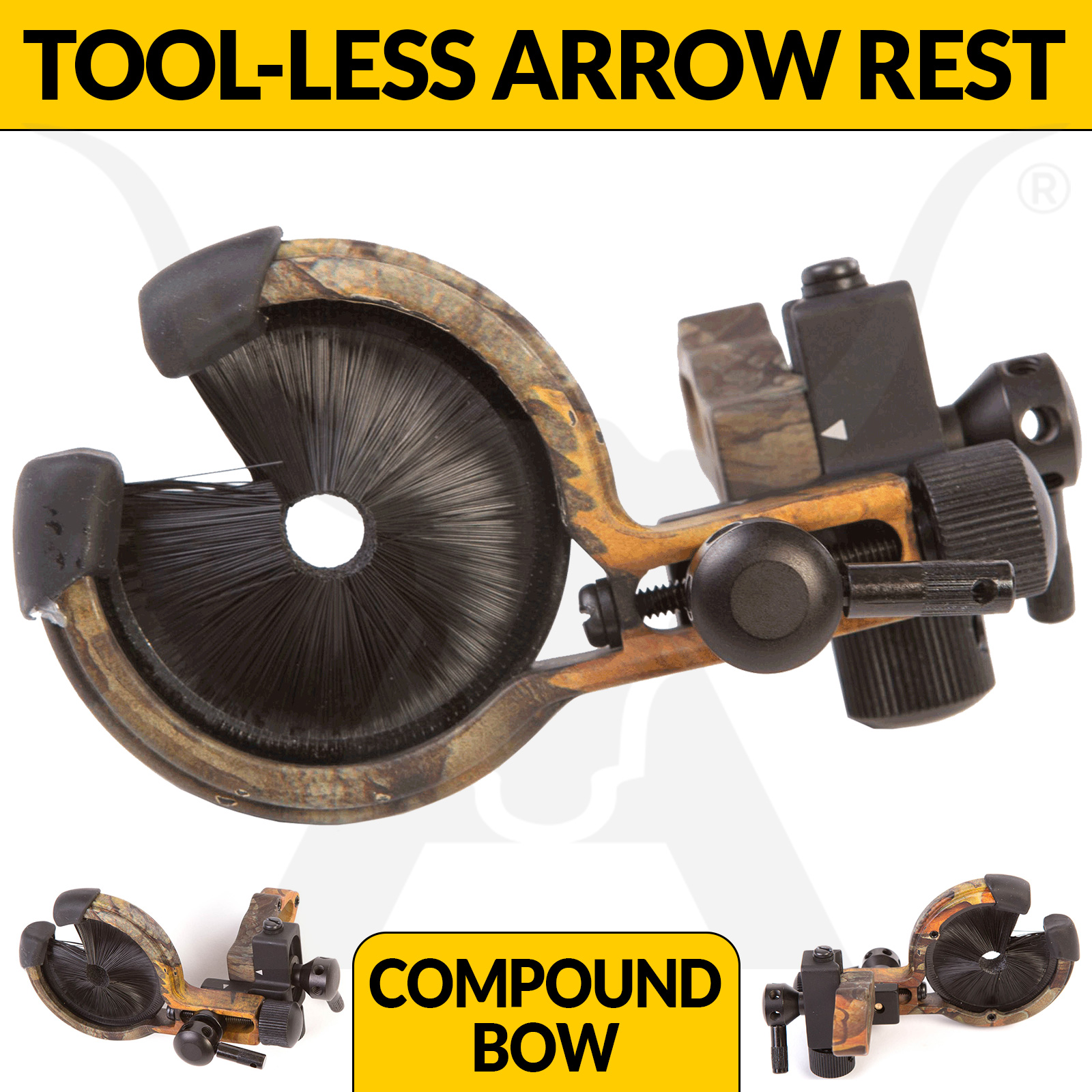 Arrow Rests Full Containment Brush Arrow Rest right & lefthanded