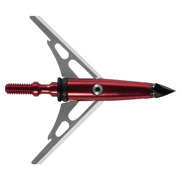 Rage 2 Blade Chisel Tip Broadheads with ShockCollars 3 Pack Rage