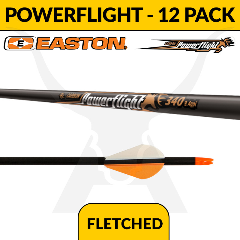 Easton Powerflight Arrow Chart