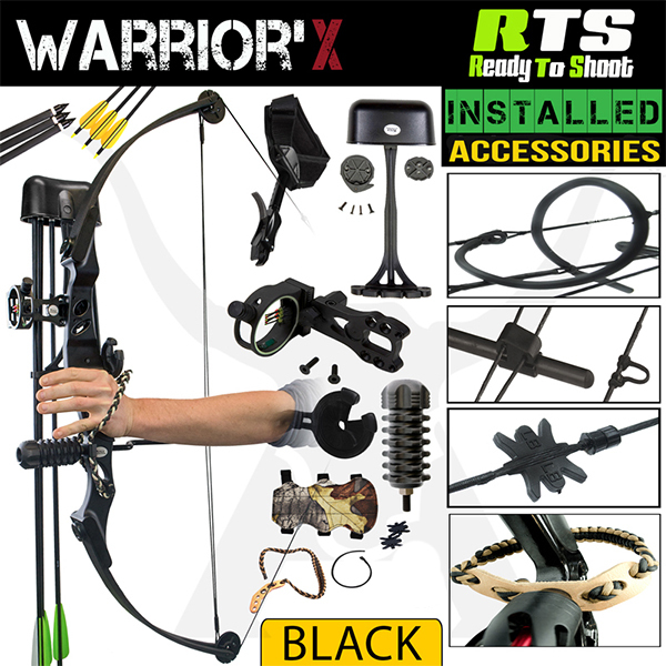 RTS WARRIOR'X 555 LBS Compound Bow Kit Archery Bow Hunting