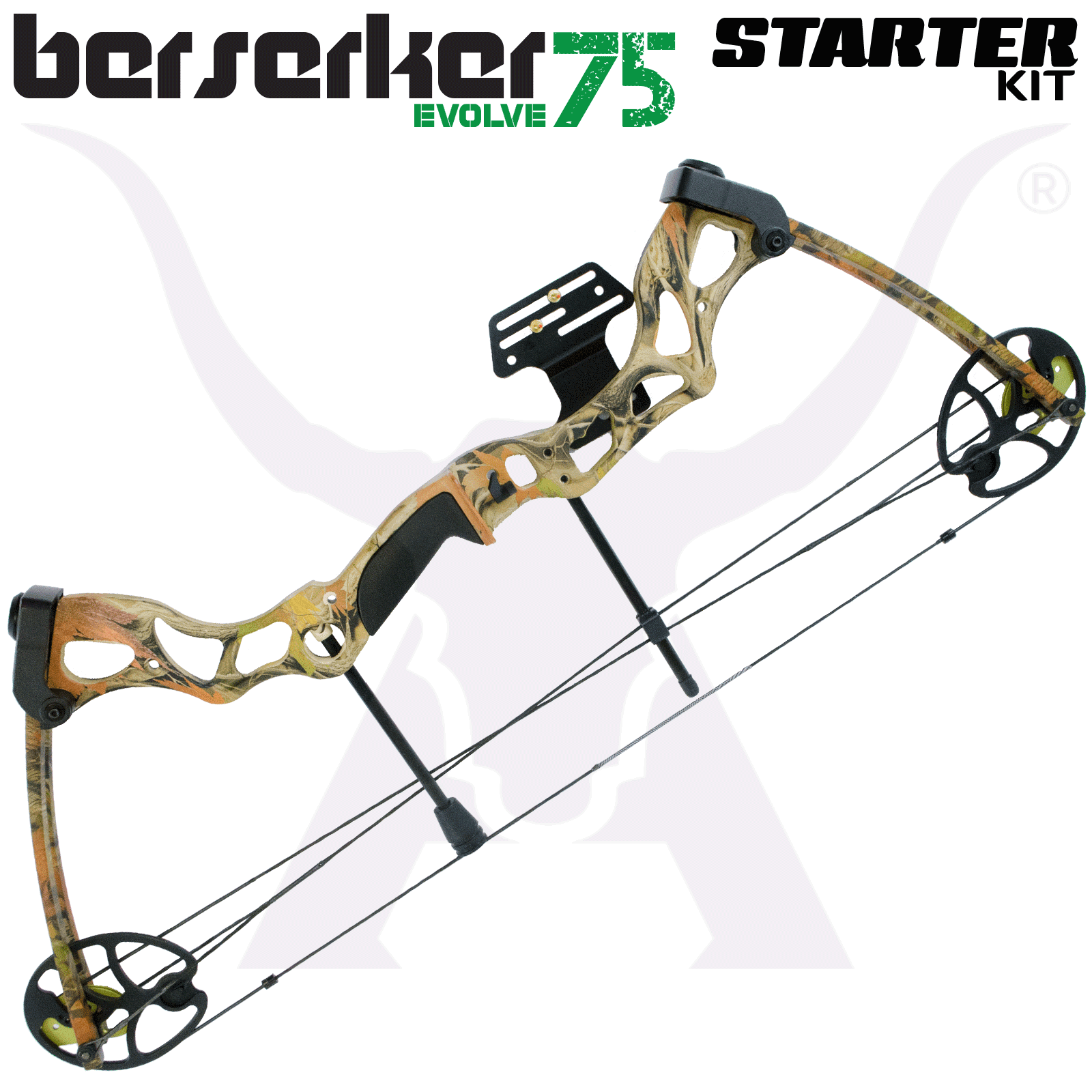 NEW 3075 LBS APEX BERSERKER EVOLVE CLASSIC KIT COMPOUND BOW ARCHERY