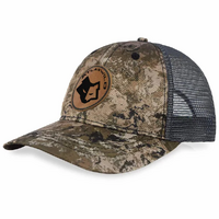Atlas Wild Camo Hat with Leather Patch Logo