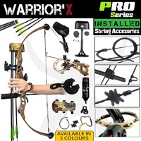 PRO SERIES 60Lbs Warrior'X Bow Kit 