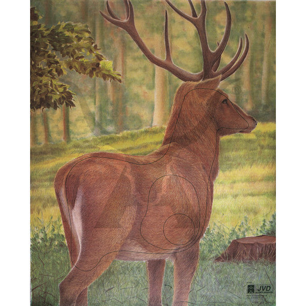 Large Stag Animal Face Target 10 Pack