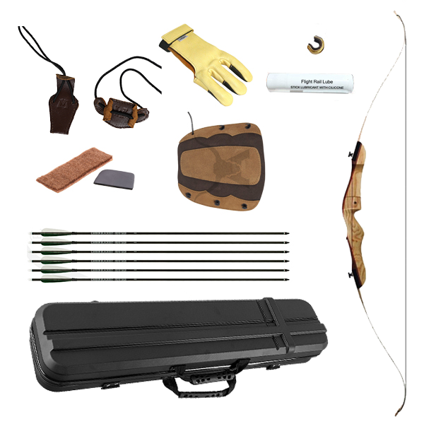 Samick Polaris Takedown Recurve - Field Ready Kit [AMO Length: 48 Inch] [Draw Weight: 20lbs] [Handed: Right Handed]