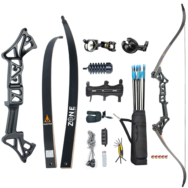 Hunter Recurve Bow package - Zone Archery 30lbs
